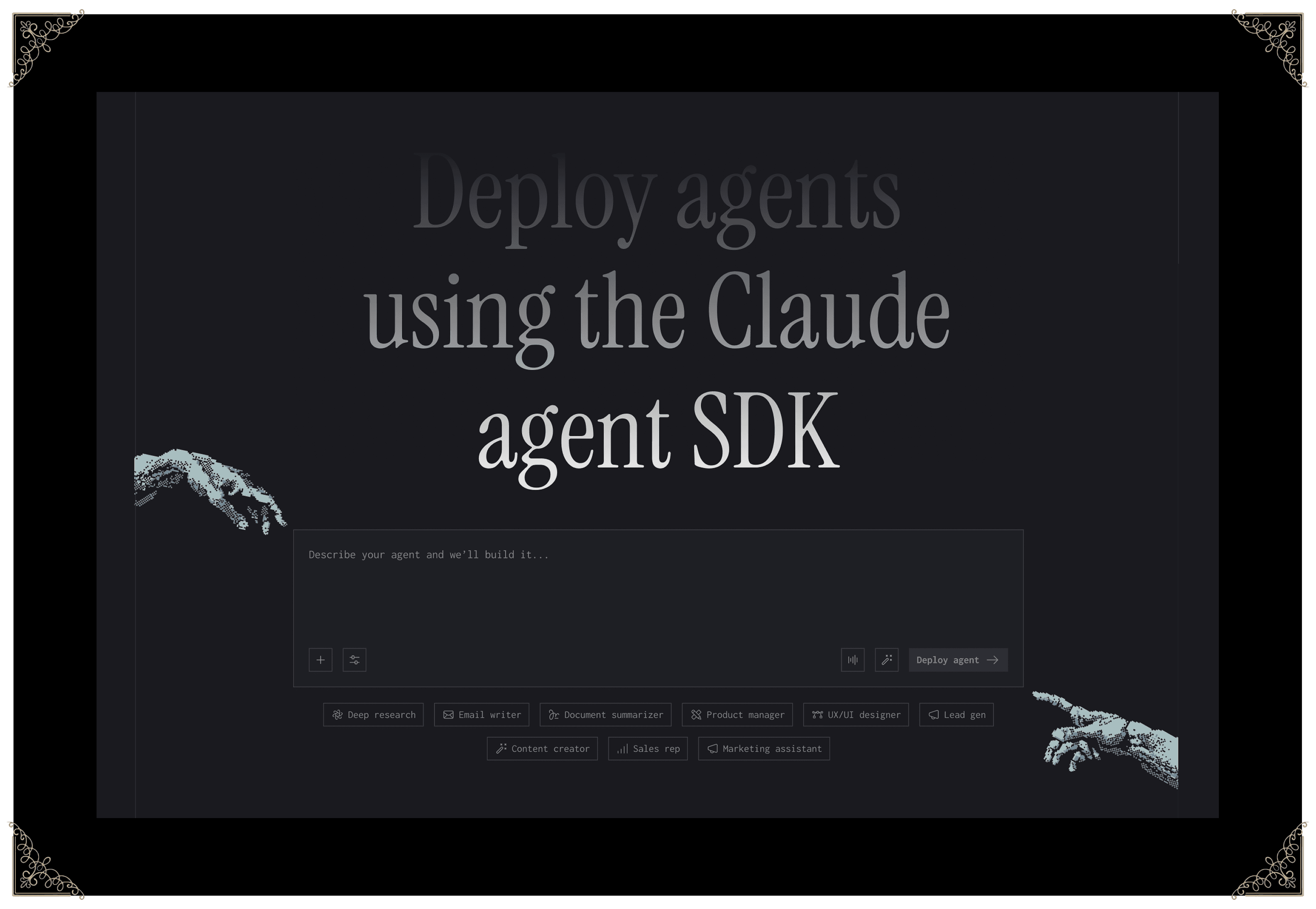 Castari landing page hero - From Prototype to Production