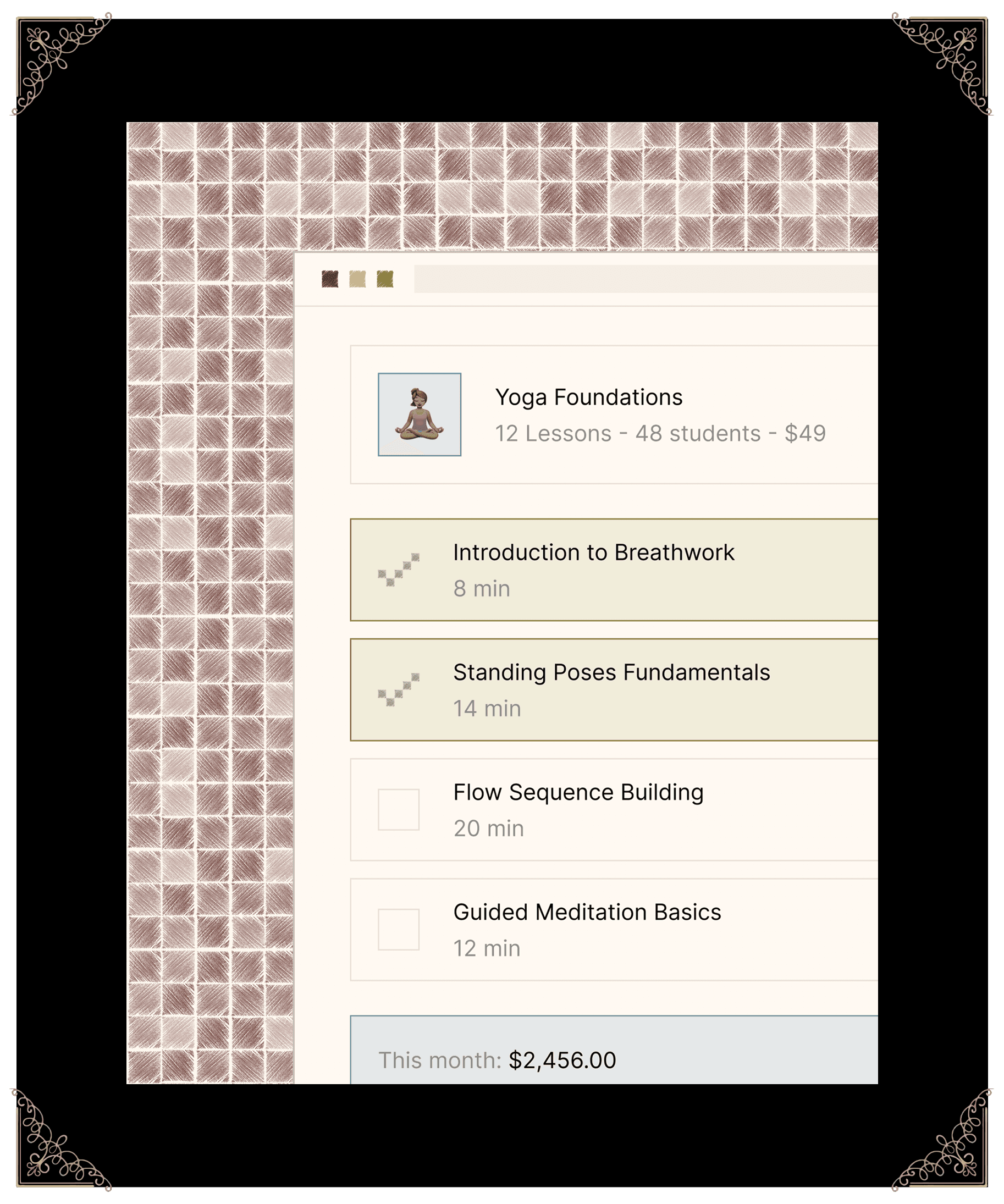 MadeThis pink pattern and brand texture
