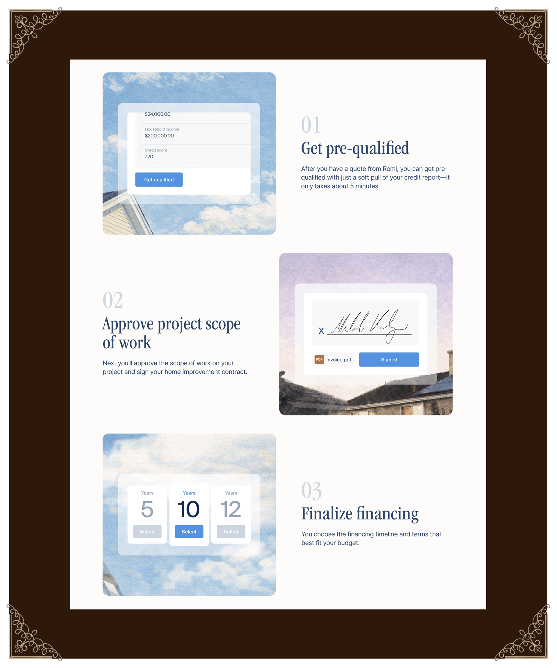 Remi testimonial and quote section