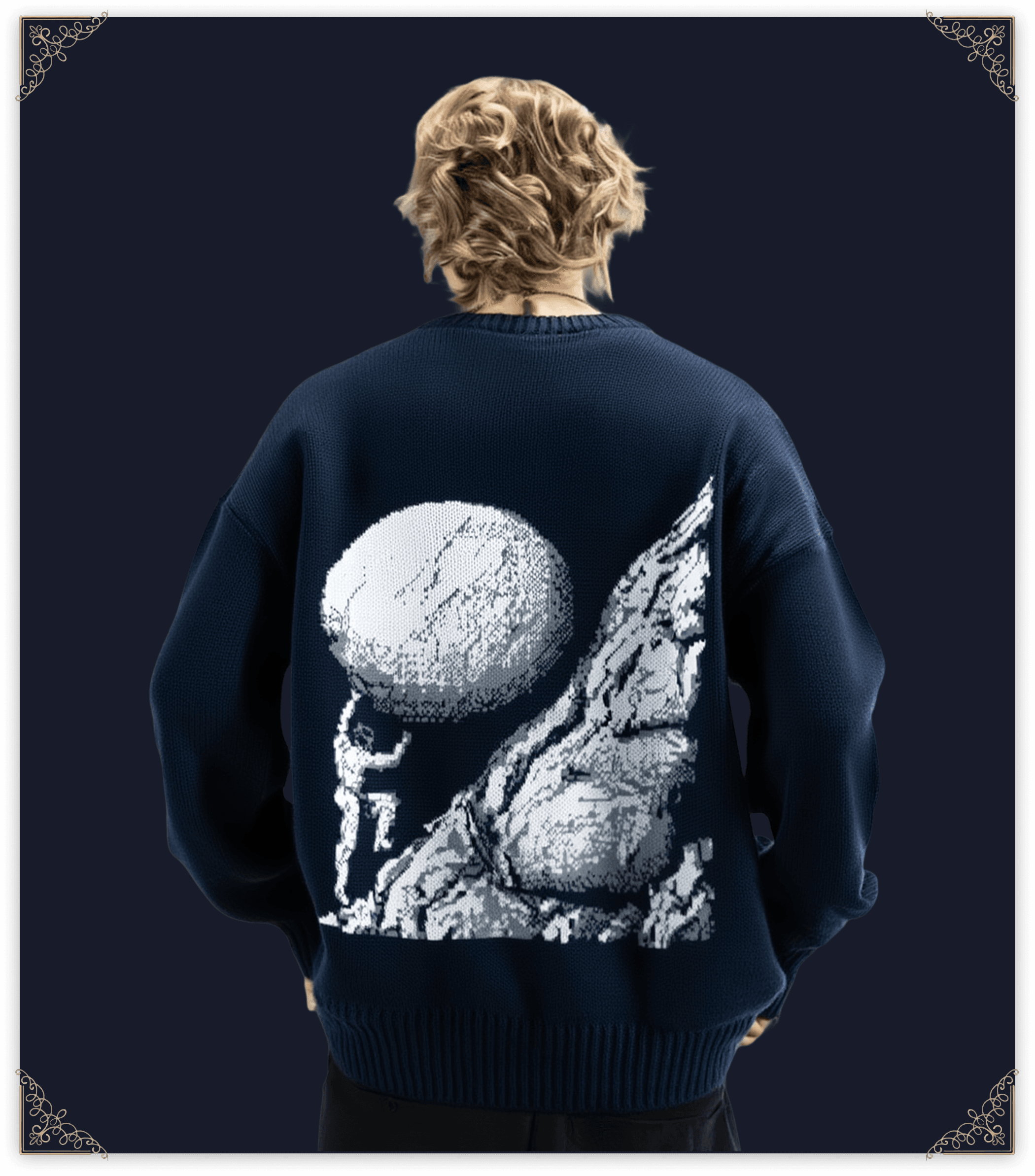 Castari blue merch card